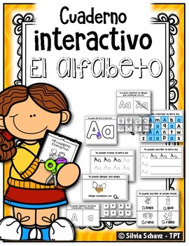 Preview of Cuaderno interactivo -  Las letras del alfabeto