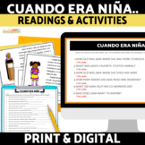 Cuando Era Niña | Imperfect Tense in Spanish Reading & Activities
