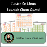 Spanish Review Game Cuatro En Linea - Four in a Row, Connect Four