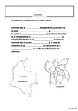 Países hispanos: reading and coloring pages