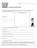 Cub Scout - Tiger Den - Elective 31 - Learn About Birds Worksheet