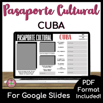 Preview of Cuba Country Study and Research | Pasaporte Cultural | PRINT + DIGITAL