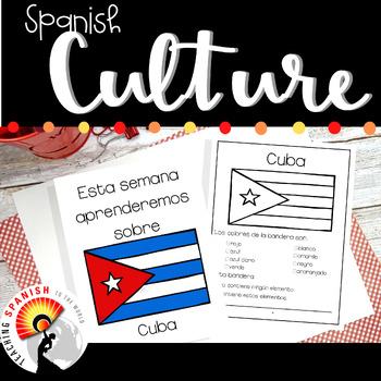 Preview of Cuba Easy Spanish Worksheets Pack