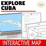 Cuba Virtual Field Trip Digital Map Activities SPANISH ONLY