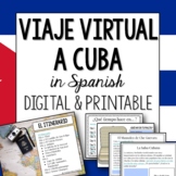 Cuba Virtual Field Trip in Spanish digital and printable