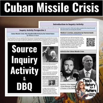 Preview of Cuban Missile Crisis: Guided Inquiry Activity & DBQ Assessment- Answers Included