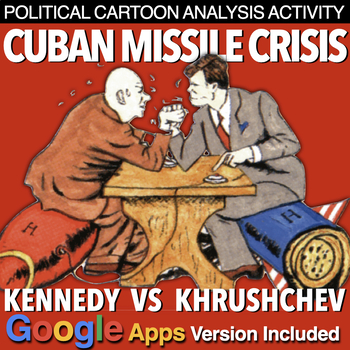 Cuban Missile Crisis Political Cartoon Analysis (Cold War) | TpT
