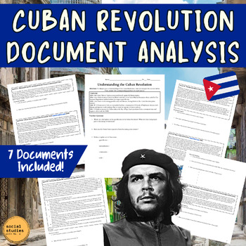 Preview of Cuban Revolution Document Analysis (DBQ) *Editable
