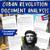 Cuban Revolution Document Analysis (DBQ) *Editable