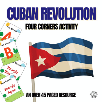 Preview of Cuban Revolution Four Corners Activity: Grades 5-12