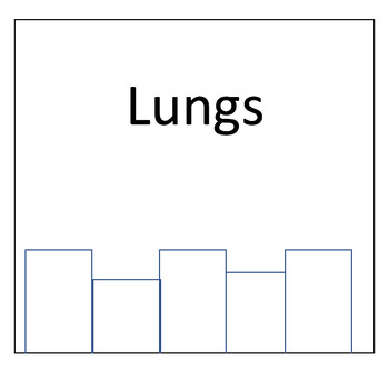 Preview of Cube Box writing activity human body parts