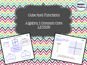 Preview of Cube Root Functions SmartNotebook Lesson
