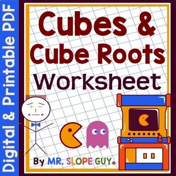 Preview of Cube Roots and Cubes Worksheet