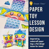 CubeCraft Paper Toy Art Lesson Package [Distance / Blended