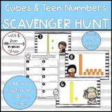 Cubes and Teen Numbers Scavenger Hunt
