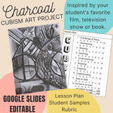 Cubism Charcoal Art Project | Beginning Drawing | Middle H