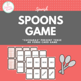 Cucharas Spoons Game (Spanish Present AR Verbs)