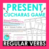 Regular Present Tense Verbs Cucharas Game | Spanish Spoons Game