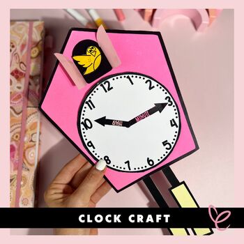 Preview of Cuckoo Clock | Craftivity | Telling Time