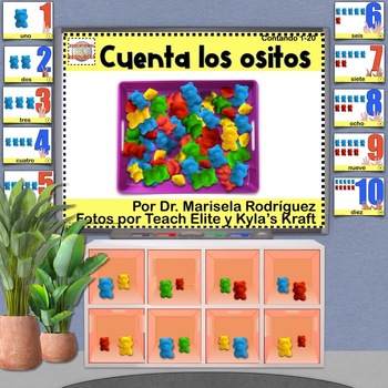 Preview of Cuenta ositos 1-20 libro carteles y actividad  