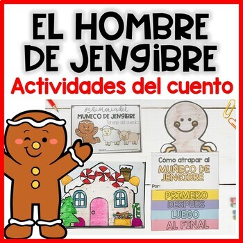 Preview of Gingerbread man in Spanish | El hombre de jengibre Cuento Navidad