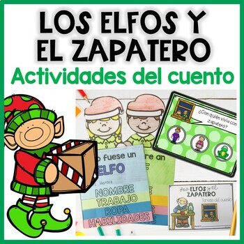 Preview of Cuento Los elfos y el zapatero | Elves and shoemaker in Spanish