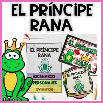 Preview of Lectura San Valentín | Cuento PRÍNCIPE RANA | Frog Prince Story in Spanish