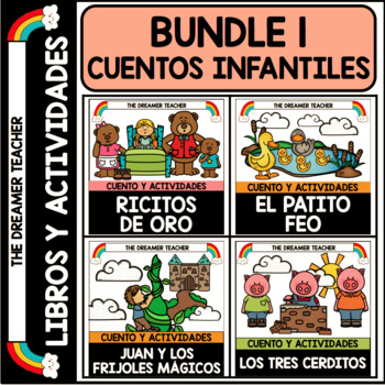 Preview of Cuentos y Actividades | BUNDLE | Distance Learning | Packets | Printables