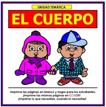 Preview of Cuerpo Thematic Unit in Spanish