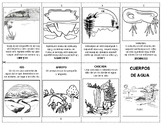 BODIES OF WATER BOOKLET - CUERPOS DE AGUA - Librito plegable