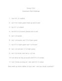 Cuisenaire Rod Challenge