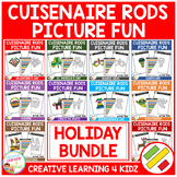 Cuisenaire Rods Picture Fun: Holiday Bundle