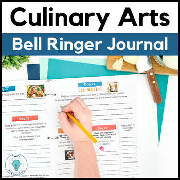 Preview of Culinary Arts Bell Ringer Journal - Family Consumer Science Worksheets - FACS