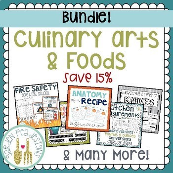 Preview of Culinary Arts & Foods Bundle