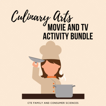 Preview of Culinary Arts Movie and TV Activity Bundle