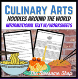 Preview of Culinary Arts Noodles Around the World Informational Reading Emergency Sub Plan