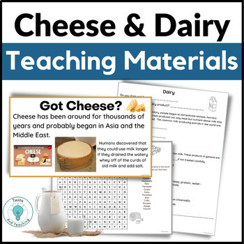 Preview of Culinary Arts Project and Lesson Plan on Dairy, Cheese, Milk for Foods and FCS