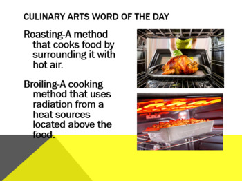 Preview of Culinary Arts Word of The Day