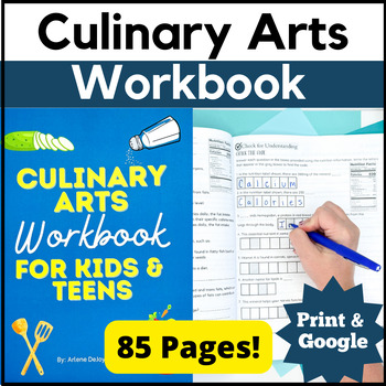 Preview of Culinary Arts Workbook - Intro to Culinary Arts Workbook for FACS Digital, Print