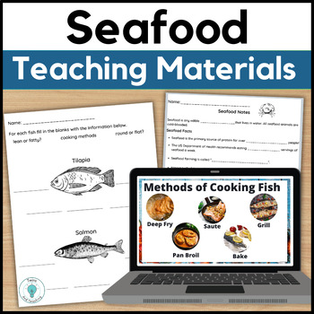 Preview of Culinary Arts and FCS Fish and Shellfish Lesson - Prostart - FACS