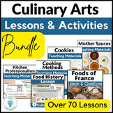 High School Culinary Arts Curriculum Bundle of Lessons and