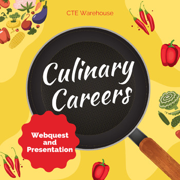Preview of Culinary Careers WebQuest - No Prep, Student-Ready Resource