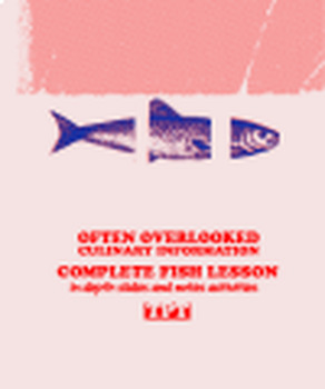 Preview of Culinary Course: Fish Slideshow and Notes and Activities