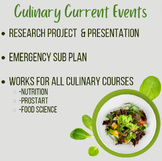 Culinary Current Events Project (Sub Plan- digital resource)