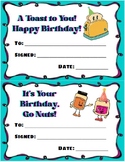 Culinary Happy Birthday Cards | CTE, Cooking, Food, FACS, FCS