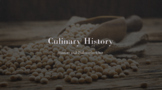 Culinary History and Philosophy Unit and Cuisine Project Bundle