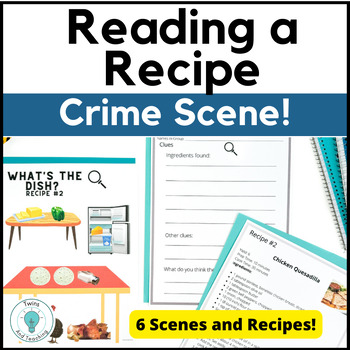 Preview of Recipe Activity - Middle School Reading a Recipe Activity for Culinary, FACS FCS