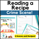 Recipe Activity - Middle School Reading a Recipe Activity 