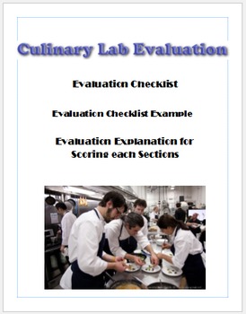Preview of Culinary Lab Evaluation