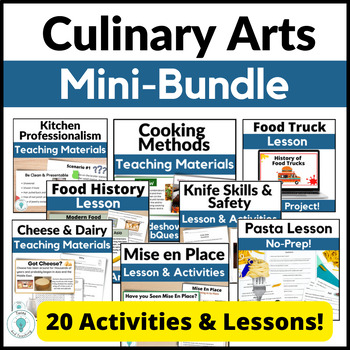 Preview of Foods Activities for FACS and Culinary Arts - Food Lessons and Projects FCS